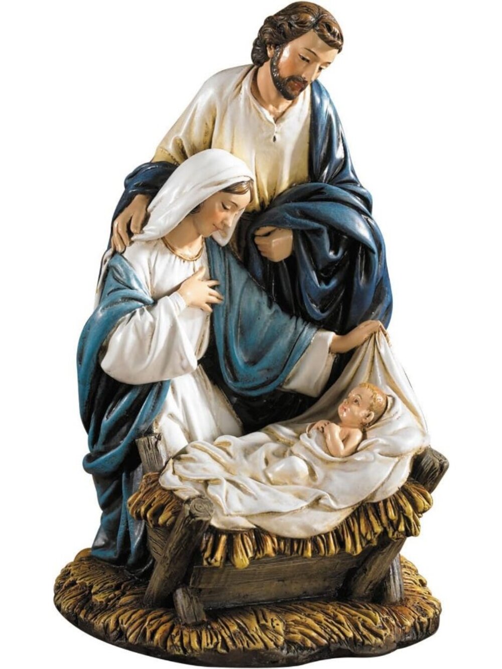 7.5" Musical Nativity Figurine - Adorable Holiday Decor for Christmas Gifts